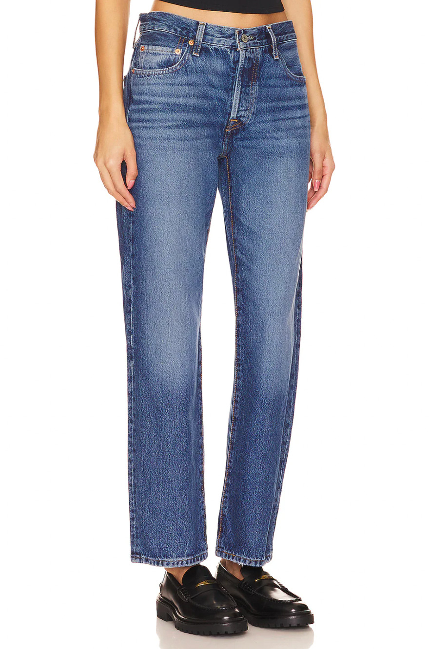 LEVI'S Womens 501 90s Straight Jean 30x30 10 Not My News Channel A19590033 NWT